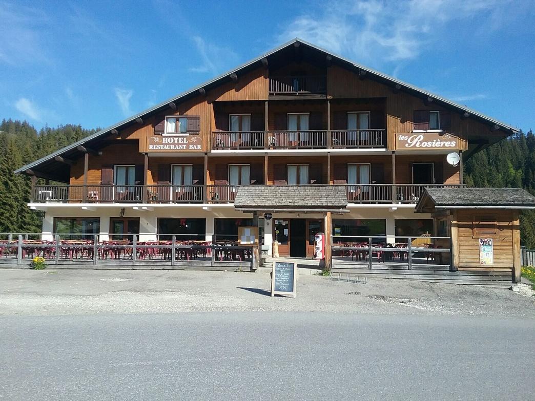 Hotel Restaurant Les Rosieres Manigod Exterior foto
